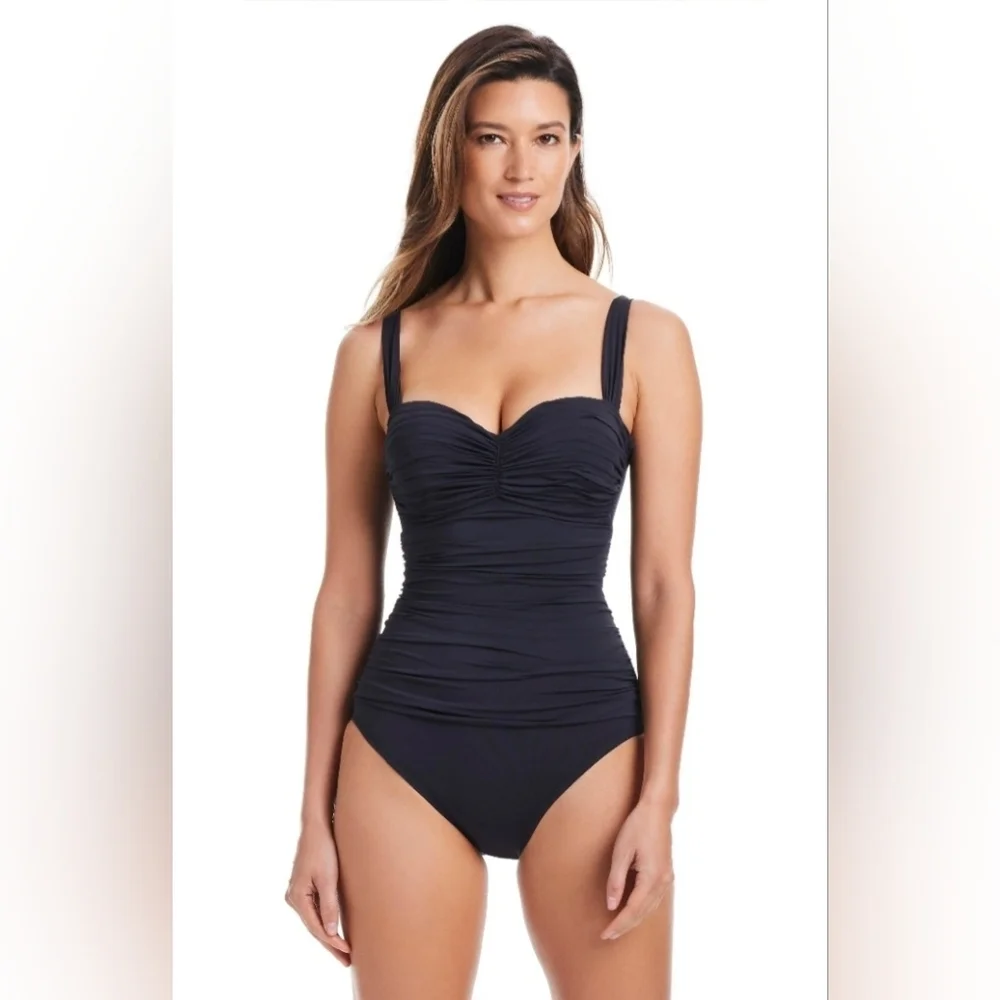 Bleu by Rod Beattie One Piece Swimsuit Size 12 NWT